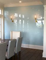 Paint finishes - adding a glossy wall to a dining room